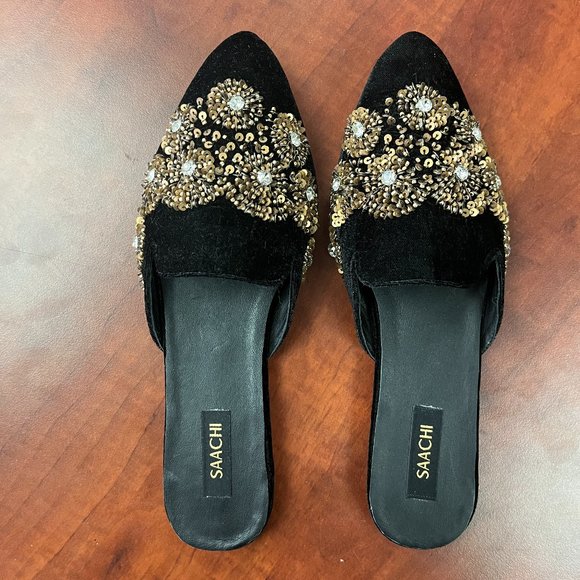 NWT Soft Surroundings Delilah Embellished Slide - Picture 2 of 7